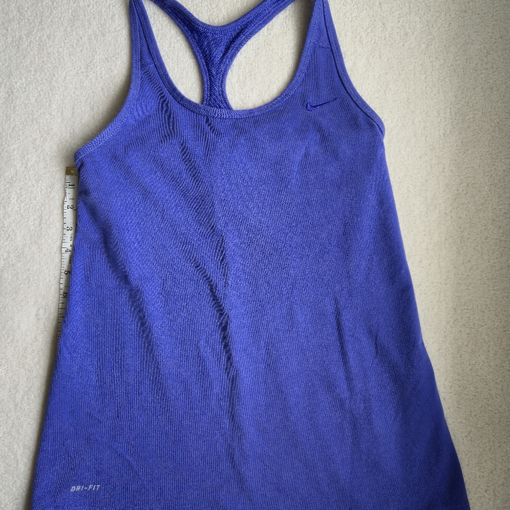 Nike Dri-Fit Women's Blue Tank Top w/ Built-in Bra size M